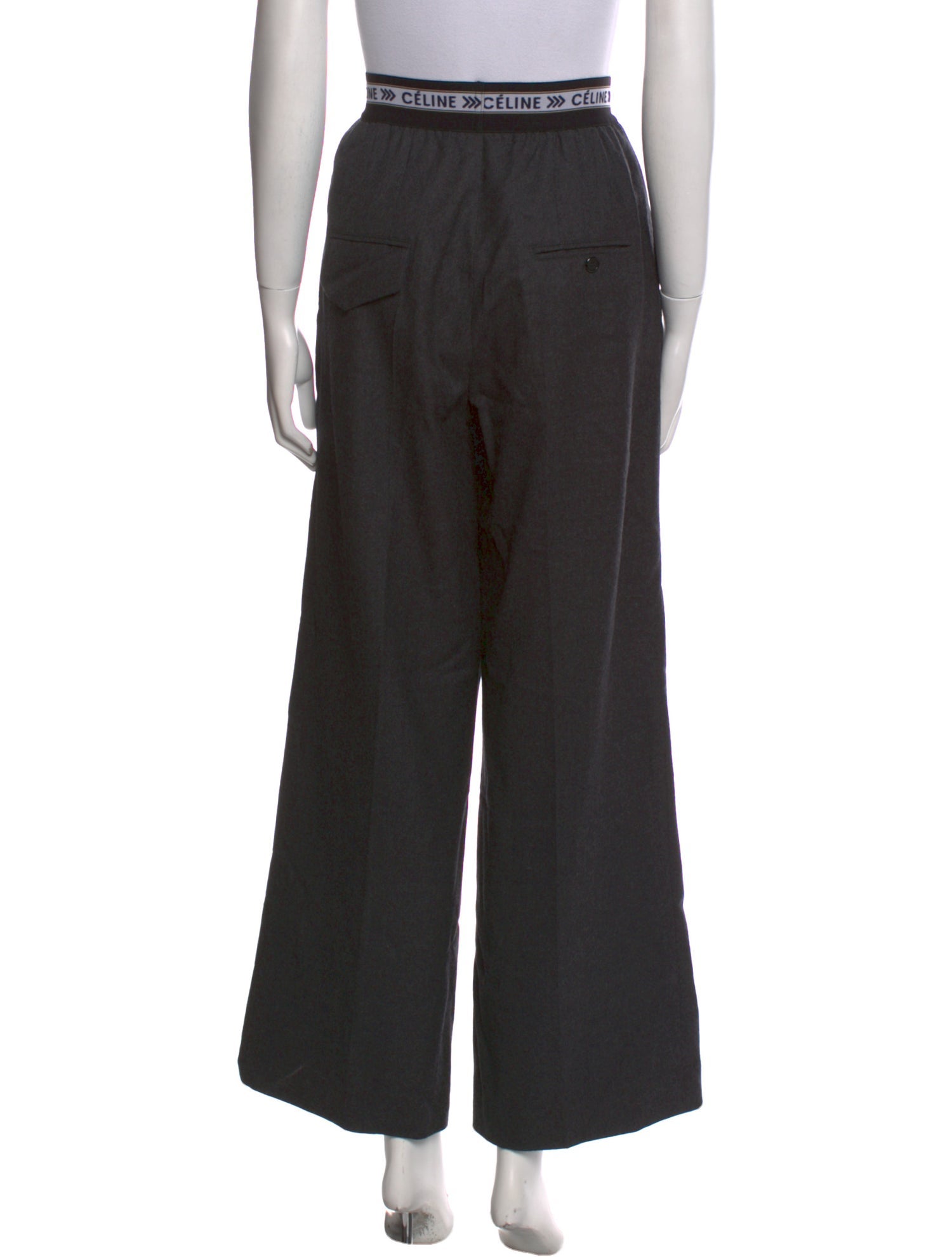 Celine Wool Wide Leg Pants